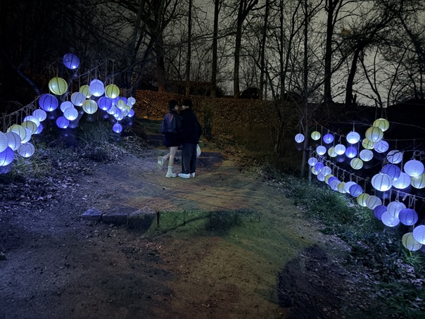 桜んたんページェント　青いランタン