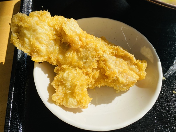 讃岐うどんめん舟　地鶏のとり天