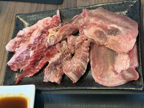 焼肉ダイニングAO　焼肉定食　肉