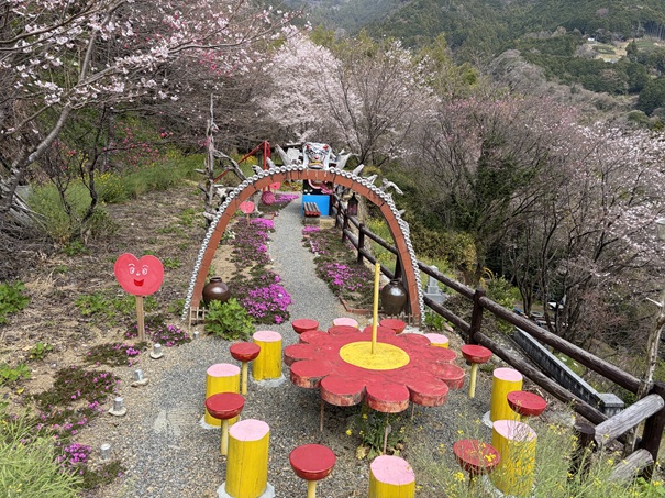 花の里公園　花のテーブル