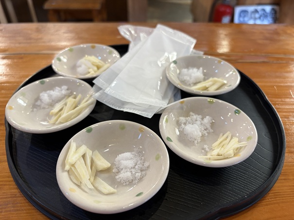 田中鮮魚店　塩としょうが