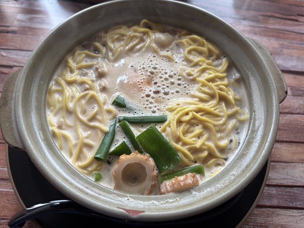 鍋焼きラーメンばさら離れ屋　鍋焼きラーメン