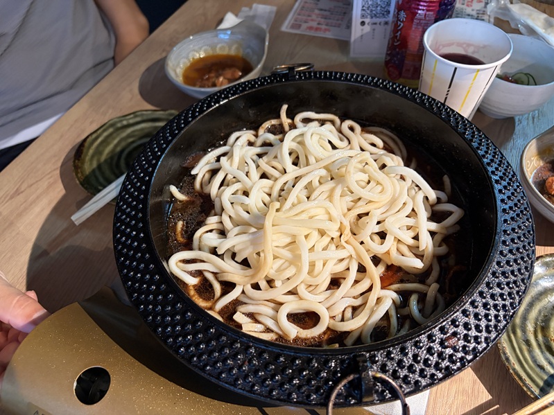 〆のうどん