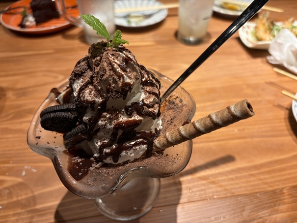 IZAKAYA時々-jiji-丸亀店　チョコレートパフェ