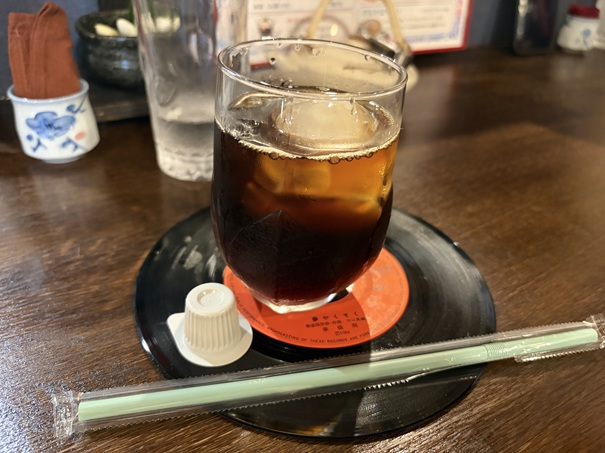 gallery茶房な〜や　アイスコーヒー