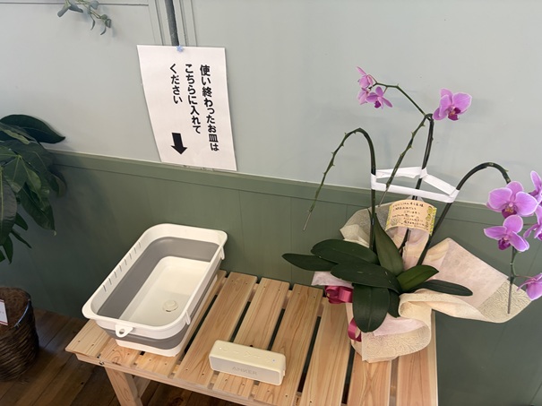 からだごはんそら豆　使い終わったお皿